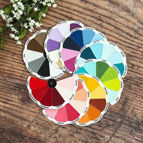 Image of Color Swatch Names Clear Stamp Set