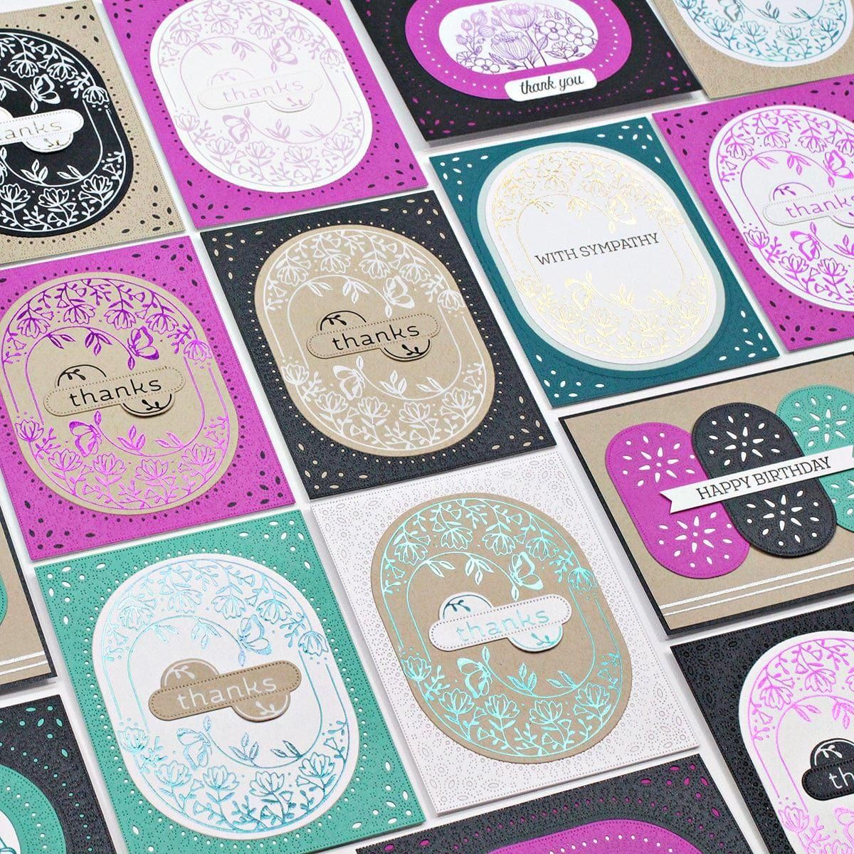 Image of Essential Stylish Ovals Etched Dies