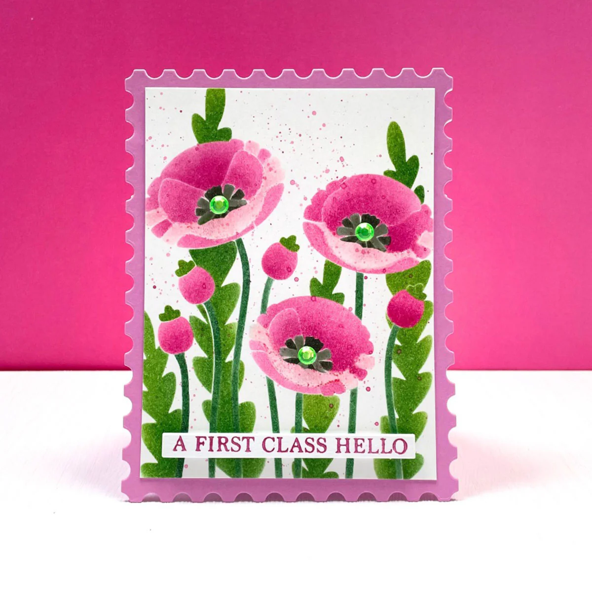 Image of Poppy Perfection - Stencil of the Month