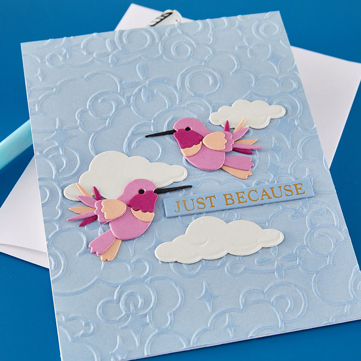 Image of Cloud Nine- Embossing Folder of the Month