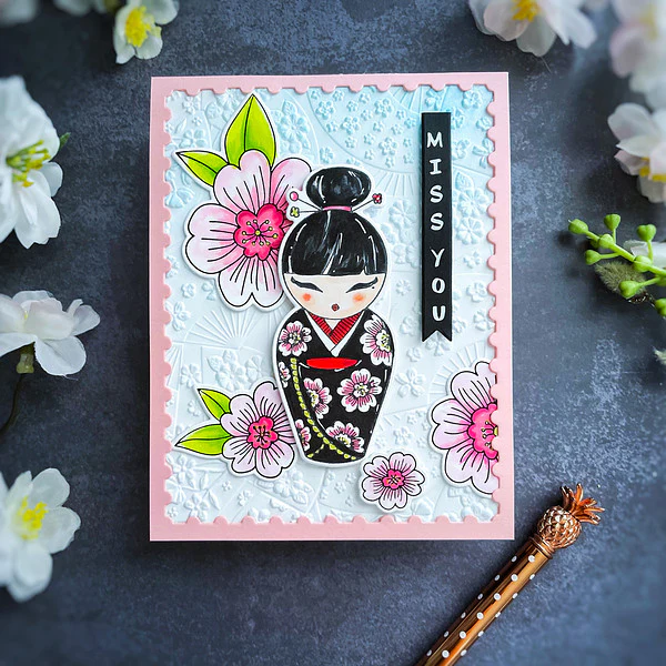 Image of Blossoms & Sentiments BetterPress Plate & Die Set by Alex Syberia Designs