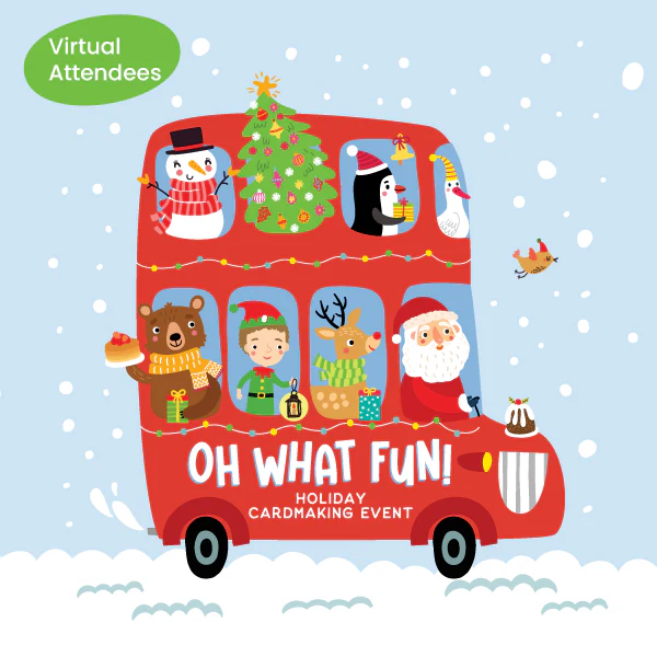 Image of Oh What Fun! Holiday Cardmaking  - Virtual Experience
