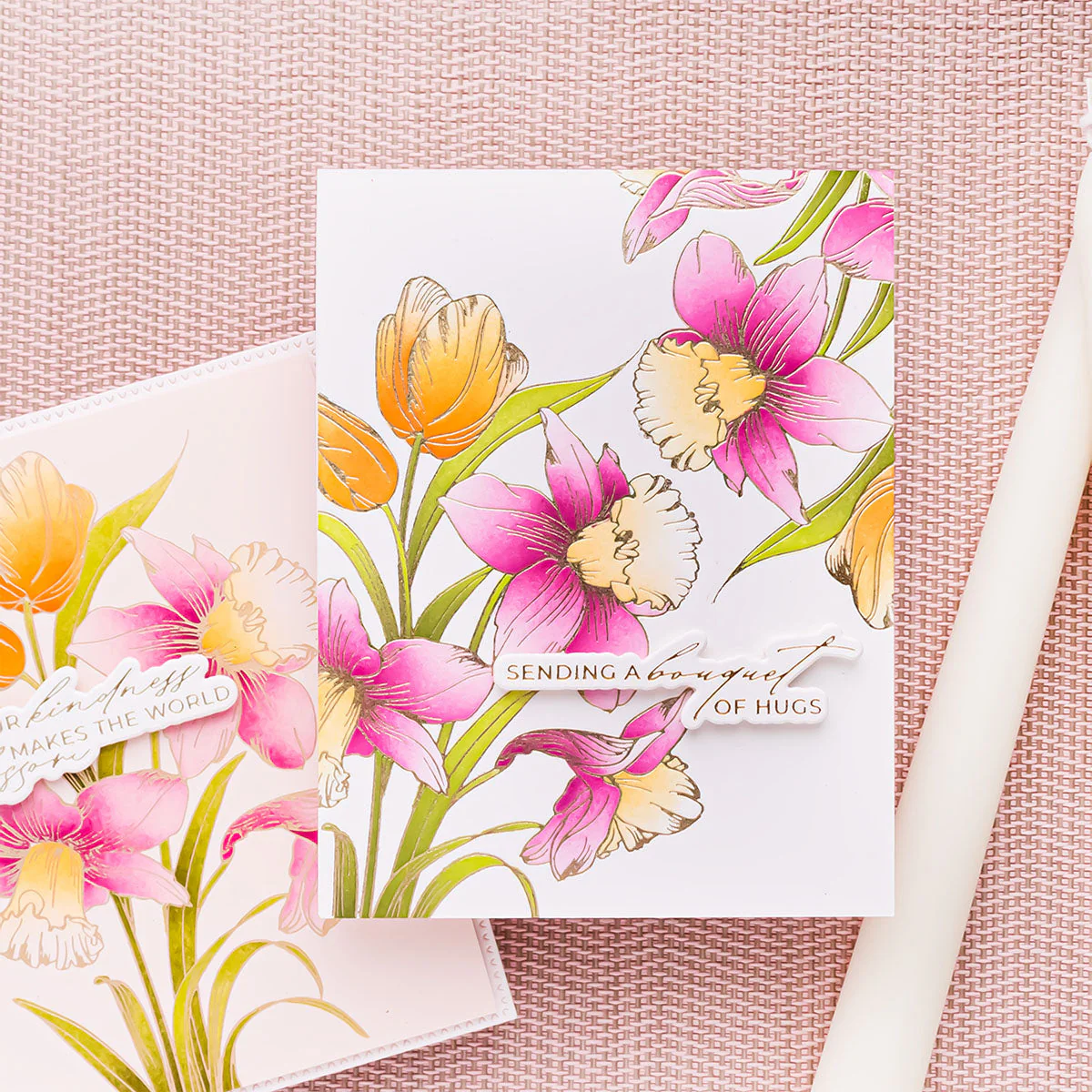 Image of Tulips and Daffodils Press + Foil Plate by Yana Smakula