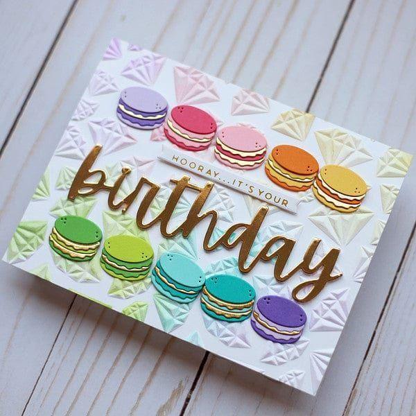 Image of Birthday Cheers Etched Dies from the Bougie Birthday Collection by Nina Boettcher