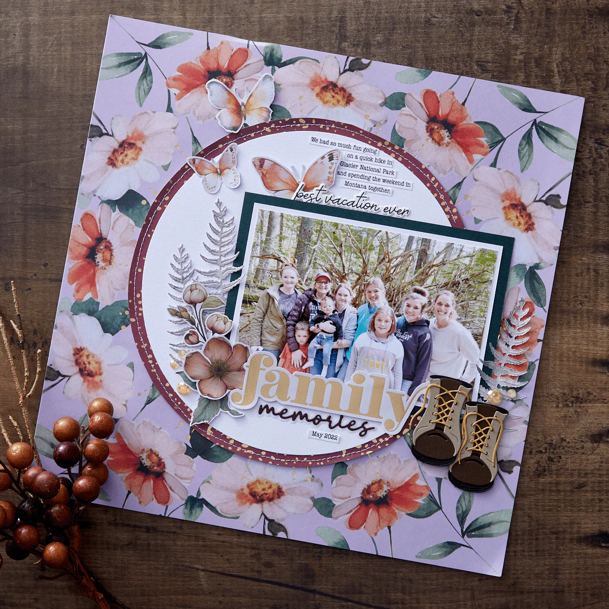 Image of Woodland Tales Sentiments Etched Dies from the Woodland Tales Collection