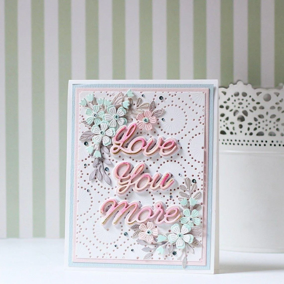 Image of Mini Blooms and Sprigs Etched Dies