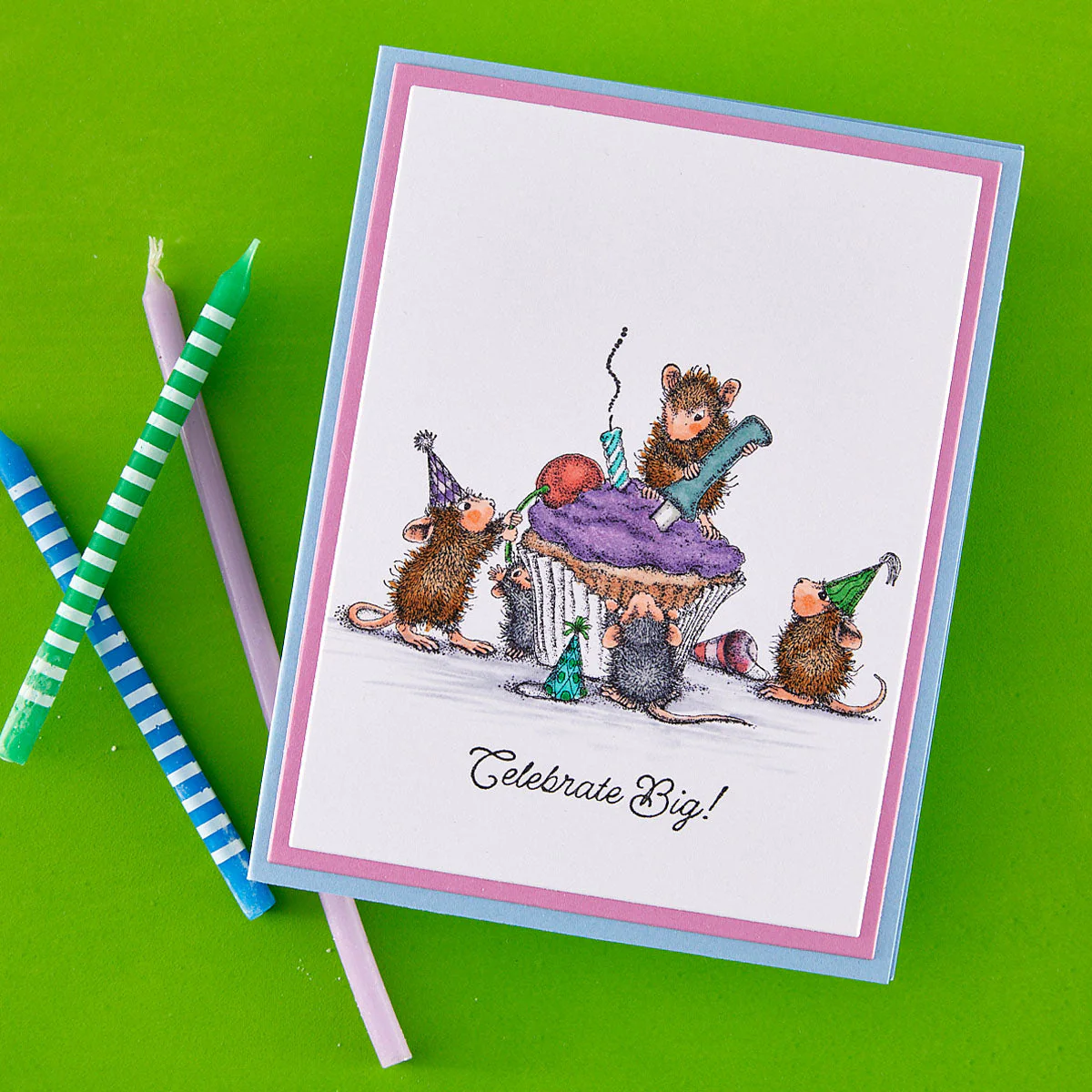 Image of House-Mouse The Cherry on Top Cling Rubber Stamp Set