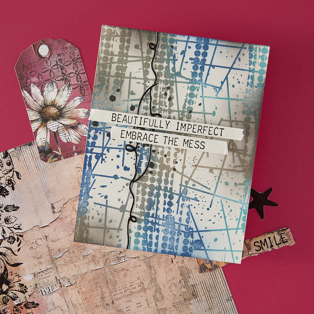 Image of Grungy Background Press Plates