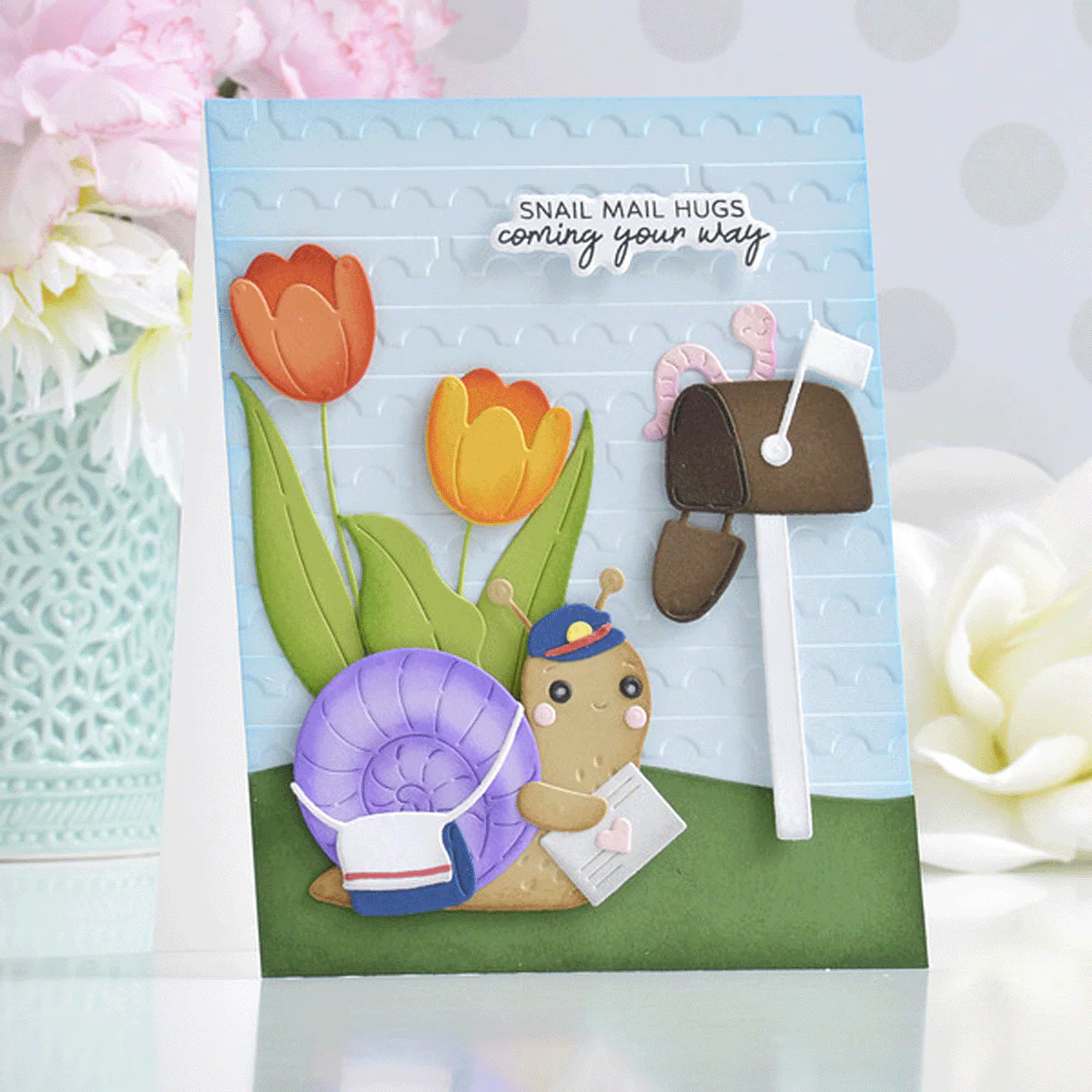 Image of Snail Mail Post -  Small Die of the Month