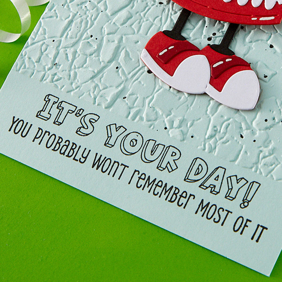 Image of Birthday Laughs Sentiments Clear Stamp Set
