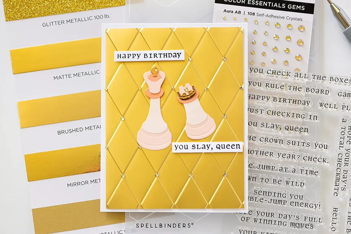 Easy Chess-Themed Birthday Card Tutorial