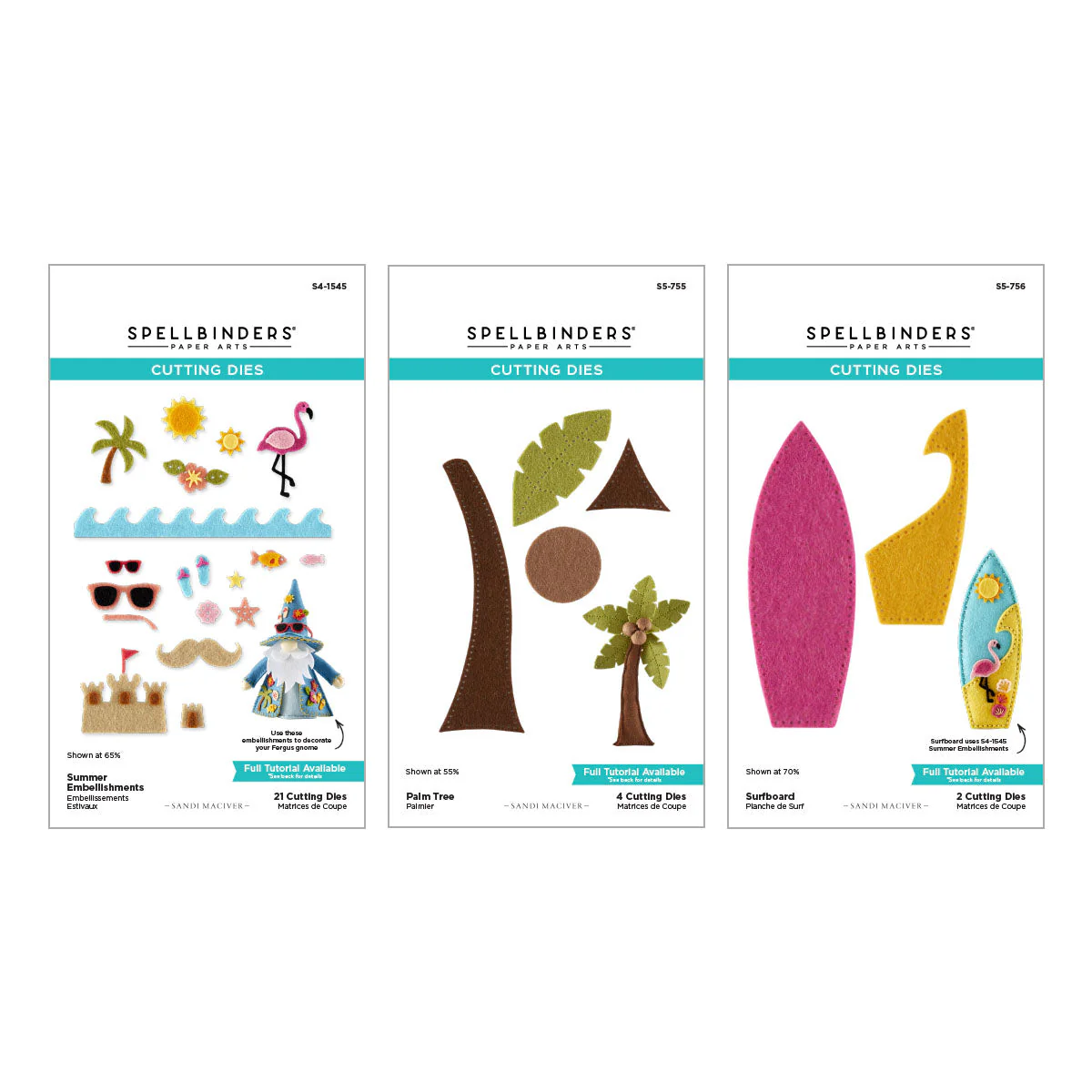 Image of 3D Felt Décor Summer I Want It All! Bundle by Sandi MacIver