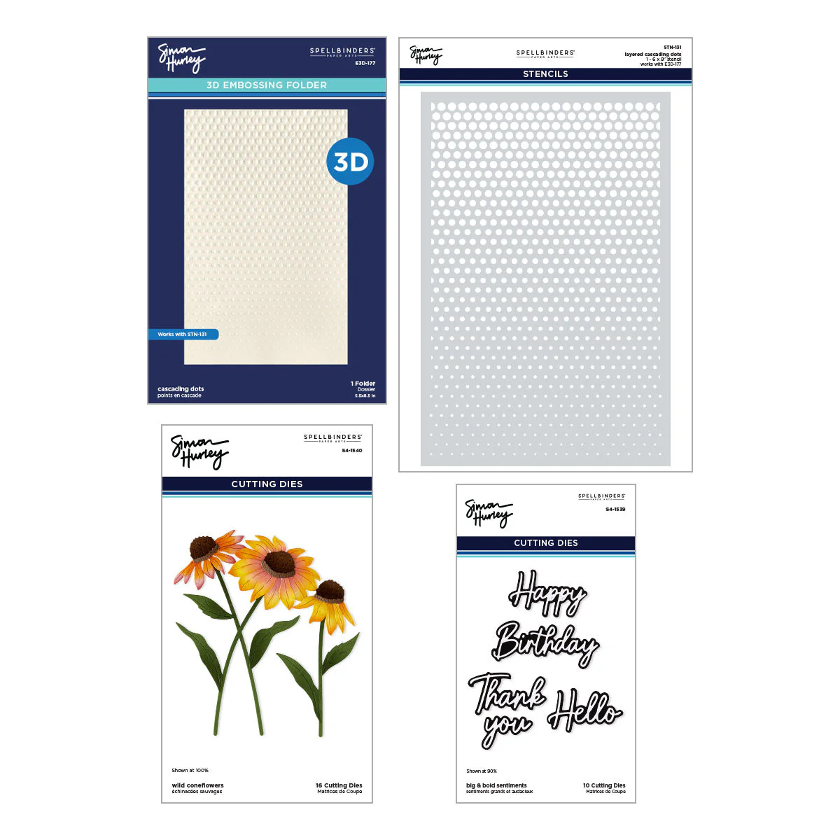 Image of Cascading Cornflowers I Want It All! Bundle by Simon Hurley