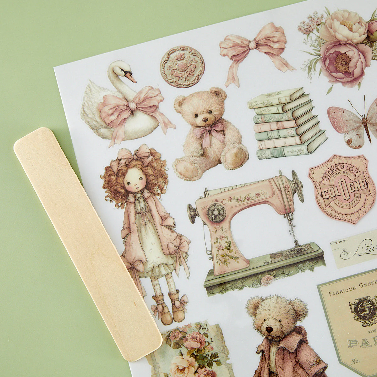 Image of Prima Buttons & Keepsakes by Frank Garcia Transfers