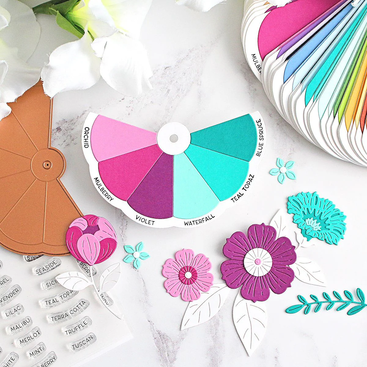 Image of Color Swatch Wheel Etched Dies