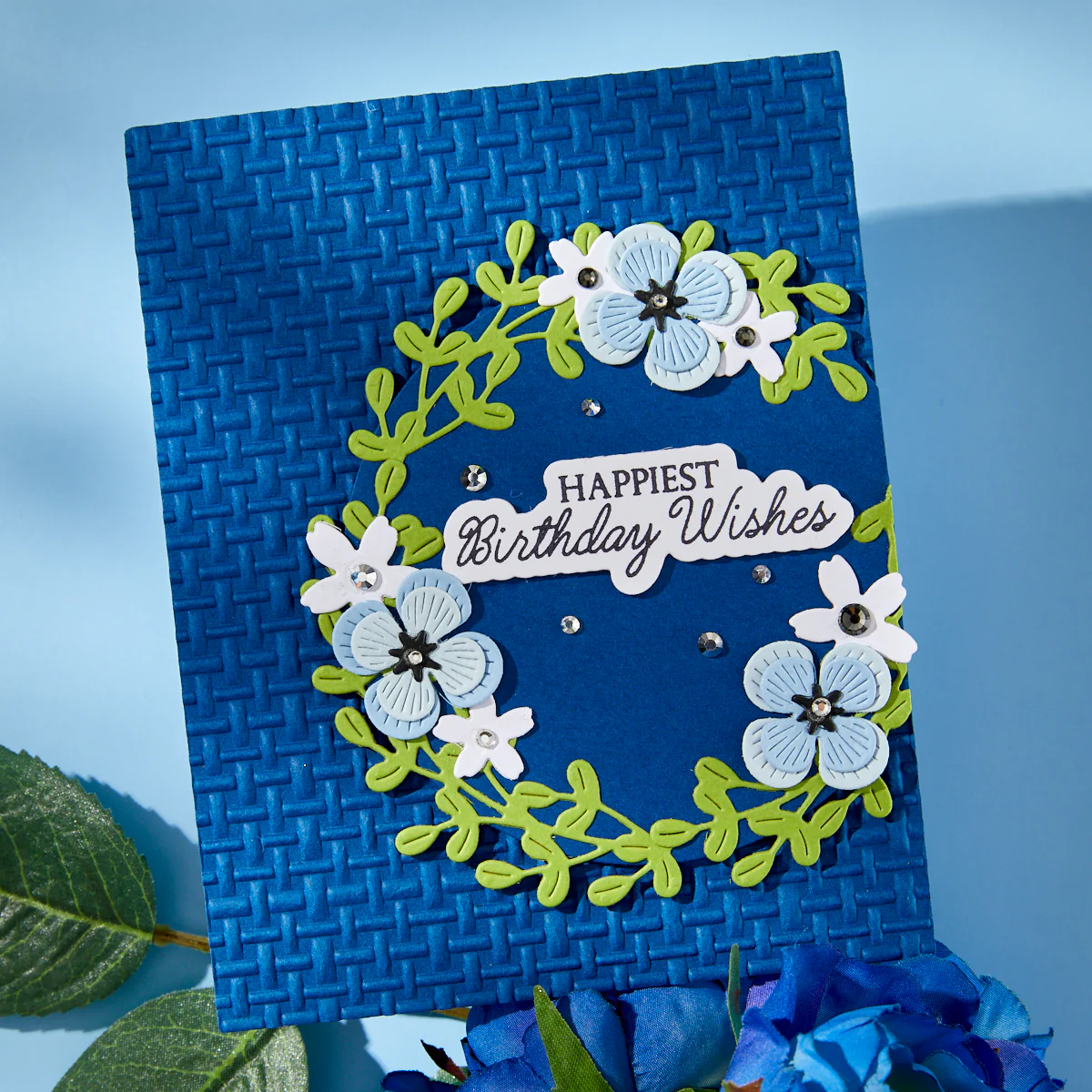 Image of Birthday Wishes Sentiments BetterPress Plate & Die Set by Suzanne Hue