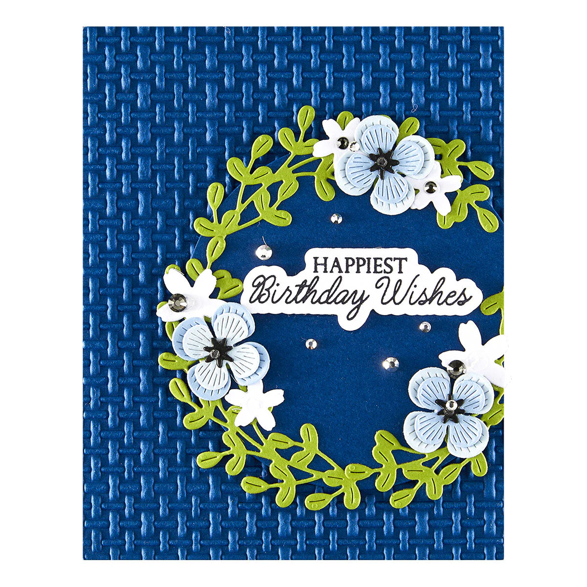Image of Linen 3D Embossing Folder by Suzanne Hue