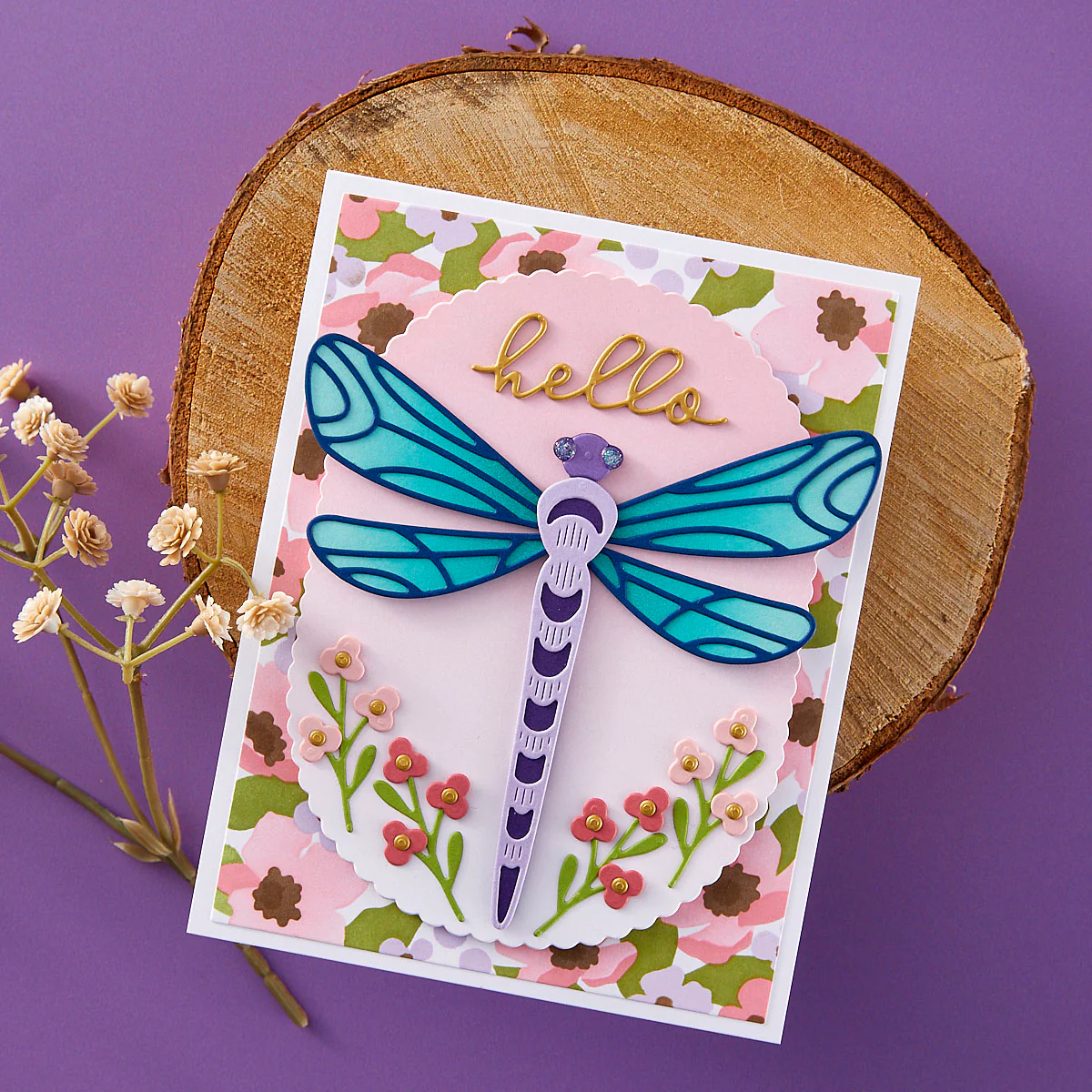 Image of Soaring Dragonfly - Small Die of the Month