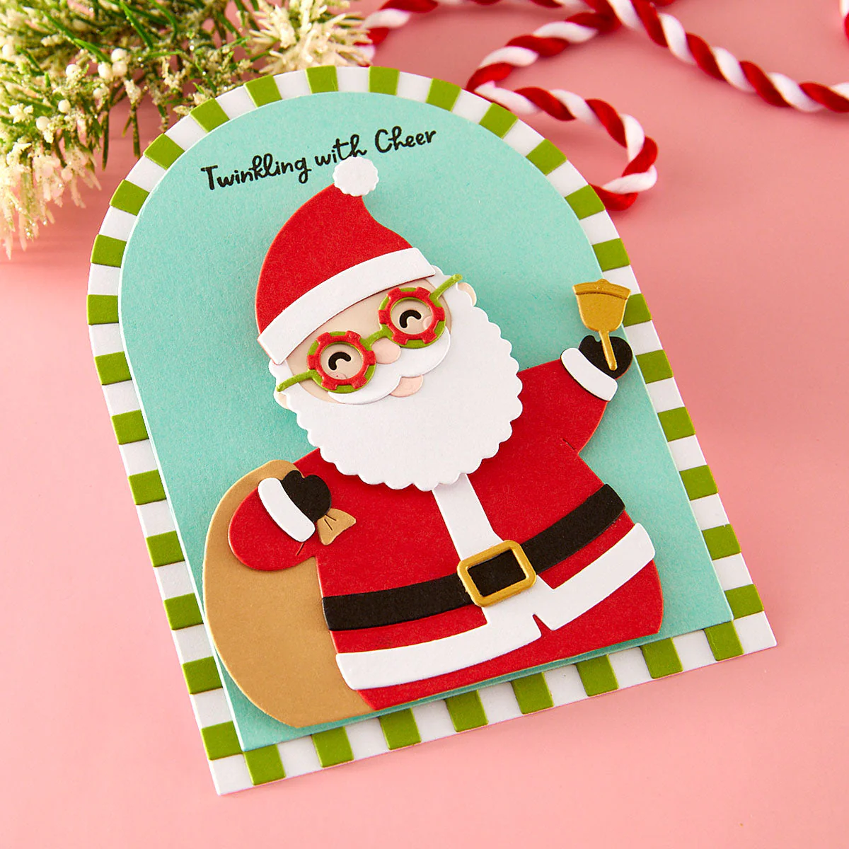 Image of Spectacular Santa Etched Dies