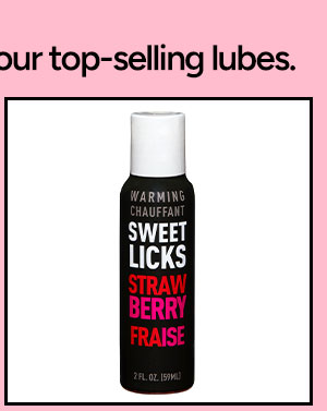 Warming Strawberry Flavored Glide 2 oz. - Sweet Licks