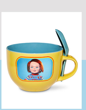 Good Guys Chucky Soup Mug with Spoon - 24 oz.