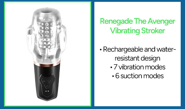 Renegade The Avenger Vibrating Stroker