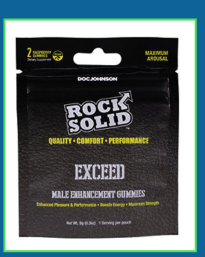 Rock Solid Exceed Male Enhancement Gummies - 2 Pack