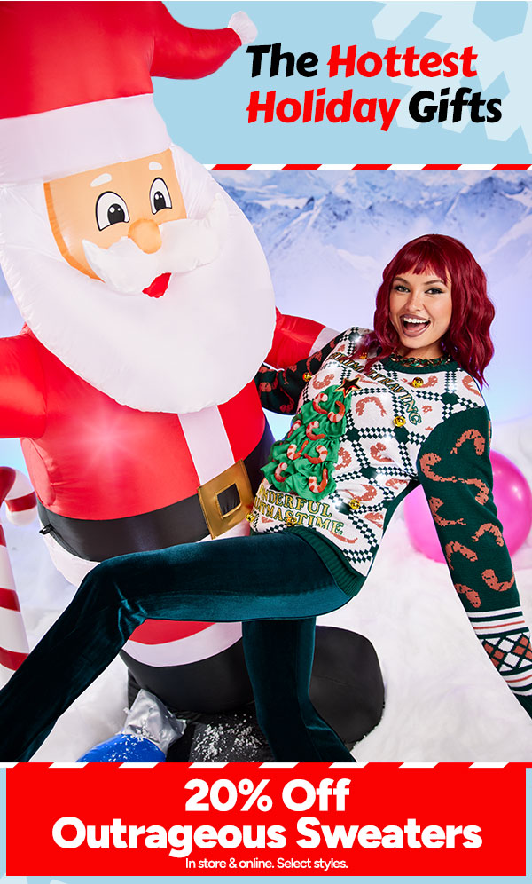 20% Off Outrageous Sweaters