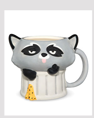 Trash Raccoon Molded Coffee Mug - 20 oz.