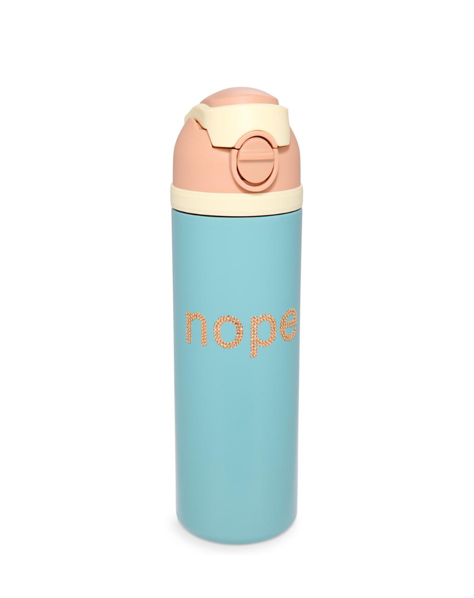 Nope Rhinestone Water Bottle - 24 oz.
