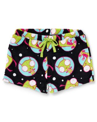 GIR Space Plush Lounge Shorts - Invader Zim