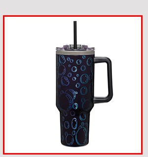Bubbles Oil Slick Travel Tumbler - 40 oz.