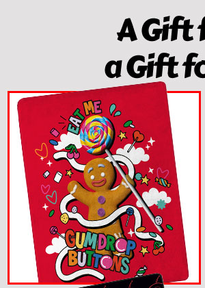 Shrek Eat Me Gumdrops Fleece Blanket
