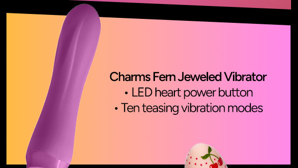 Charms Fern Jeweled Vibrator