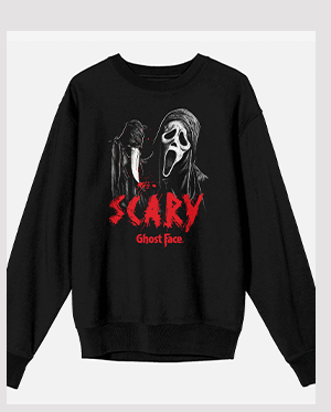 Ghost Face Scary Crewneck Sweatshirt