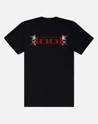 Tool Triple Skull Lateralus Black T Shirt