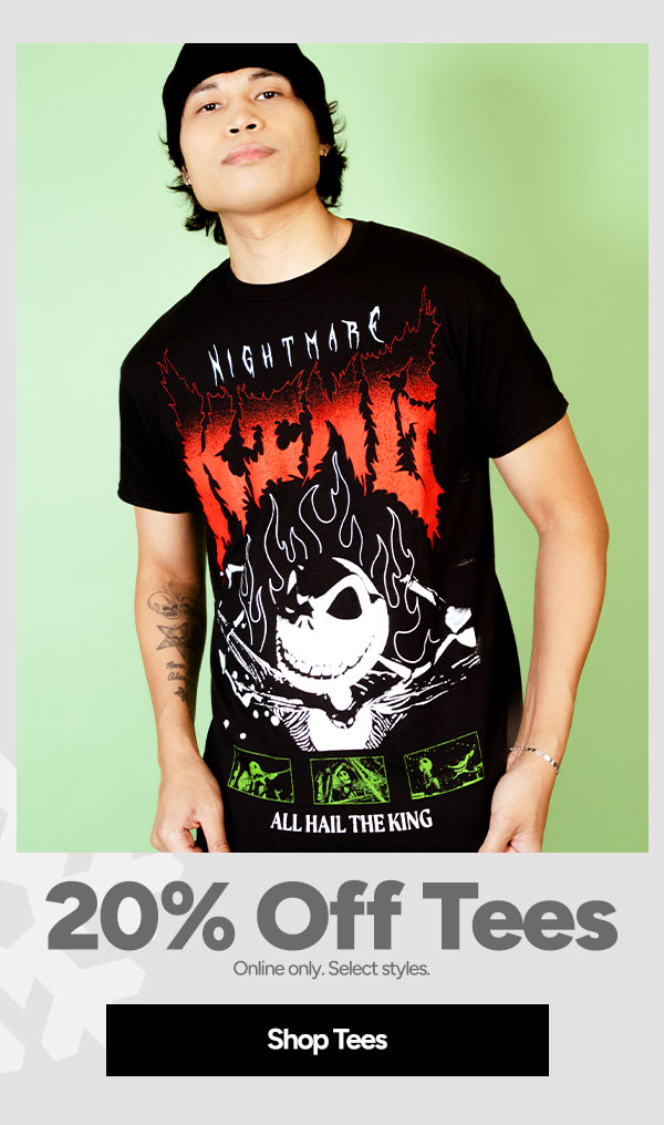 20% Off Tees