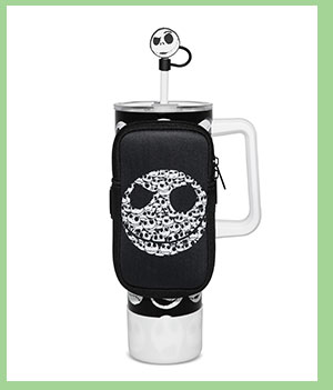Jack Skellington Travel Tumbler with Accessory Pouch - 40 oz. - The Nightmare Before Christmas