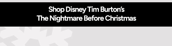 Shop Disney Tim Burton's The Nightmare Before Christmas