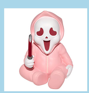 Ghost Face Pink Horror Babies ® Static Prop