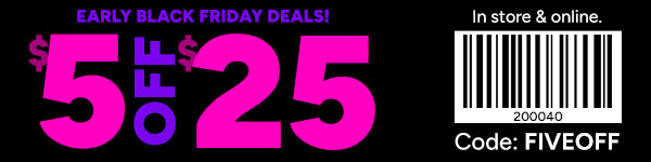 $5 OFF $25