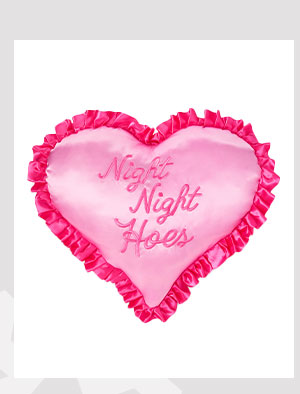 Night Night Hoes Pillow