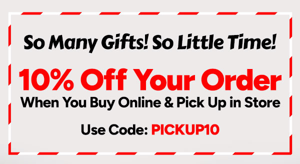 10% off buy online, pick up in store orders