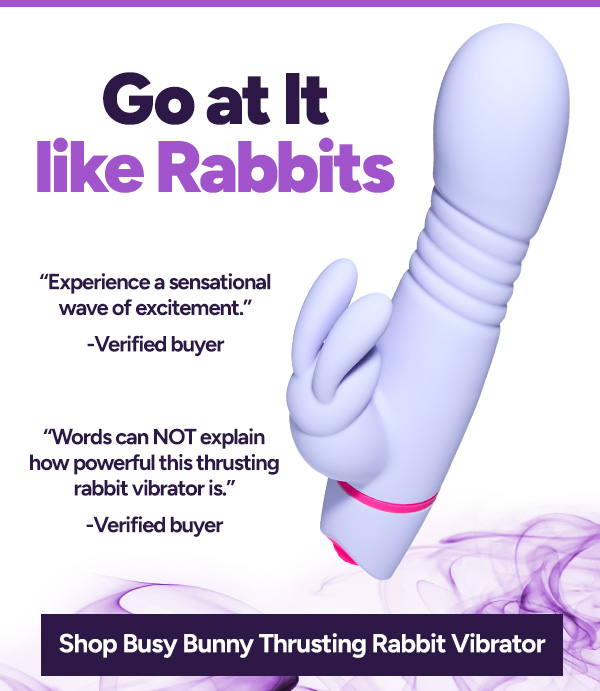 Shop Busy Bunny Thrusting Rabbit Vibrator