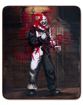 Art the Clown Was Here Fleece Blanket - Terrifier