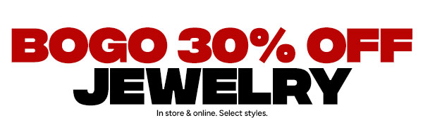 BOGO 30% Off Jewelry