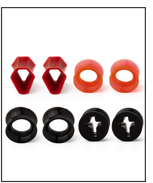 Multi-Pack Black and Goth Coffin Tunnels - 4 Pair