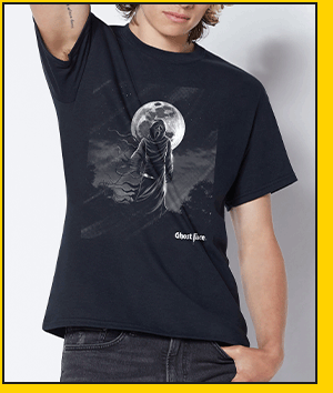 Ghost Face Moon T Shirt