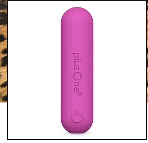 plusOne Dark Pink Vibrating Bullet
