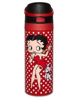 Betty Boop Polka Dot Flip Top Water Bottle - 24 oz.